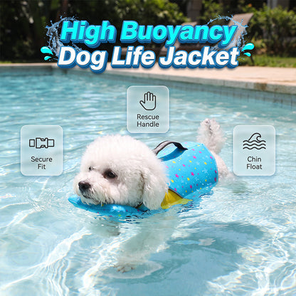 🐶🌊 Chaleco Salvavidas Perro Alta Flotabilidad – Colores Brillantes, Seguridad en el Agua y Tranquilidad para Dueños 🛟✨