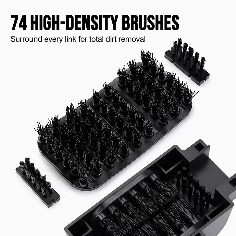 🚴 ¡50% DE DESCUENTO! 🔥 Limpiador profundo de cadenas – 74 cepillos, limpieza profesional y rápida – Ideal para MTB, bicicleta de carretera y bici eléctrica 🔧