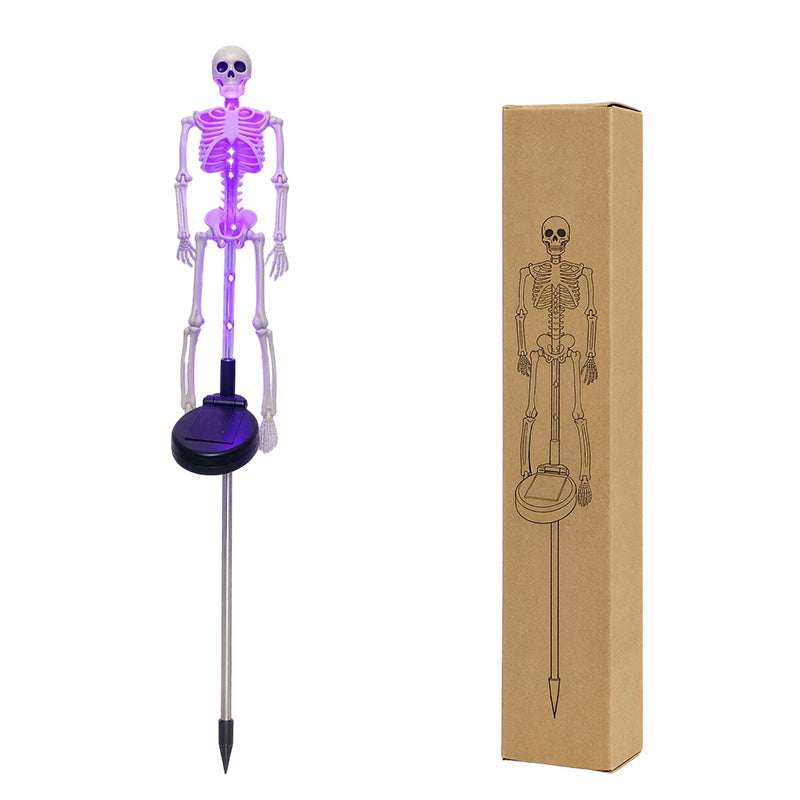 💀 HALLOWEEN HOT SALE💞50K+ SOLD!!🎃Solar Skull Garden Lights with Eerie Color-Changing Glow 👻Ideal For Haunted Yard, Porch & Walkway! 🪦💡