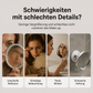 德10-fach vergrößernder Schminkspiegel mit LED-Licht und Saugnapf