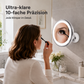 德10-fach vergrößernder Schminkspiegel mit LED-Licht und Saugnapf