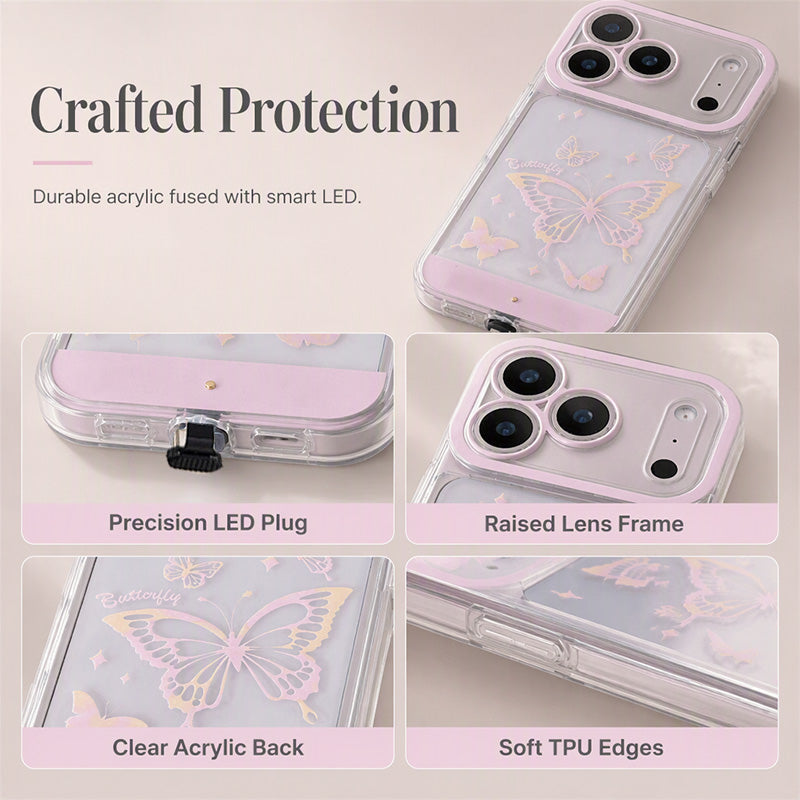 📢📢 ¡¡50% DE DESCUENTO!! ⏰ Funda para Teléfono con Mariposa Luminosa LED