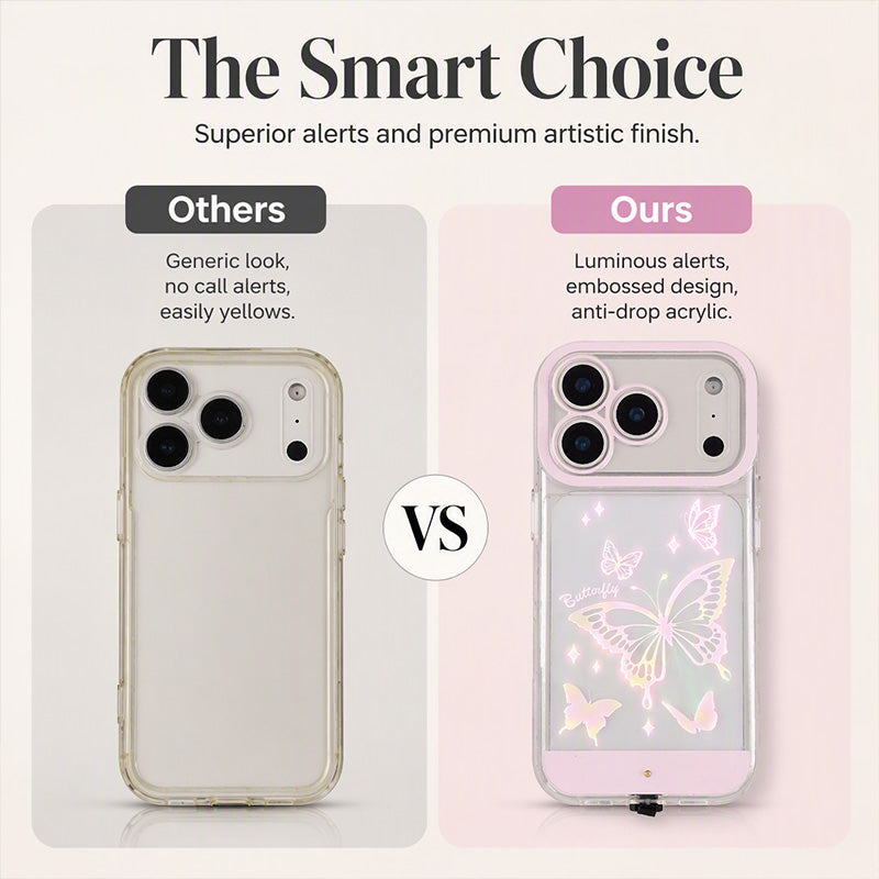 📢📢 ¡¡50% DE DESCUENTO!! ⏰ Funda para Teléfono con Mariposa Luminosa LED