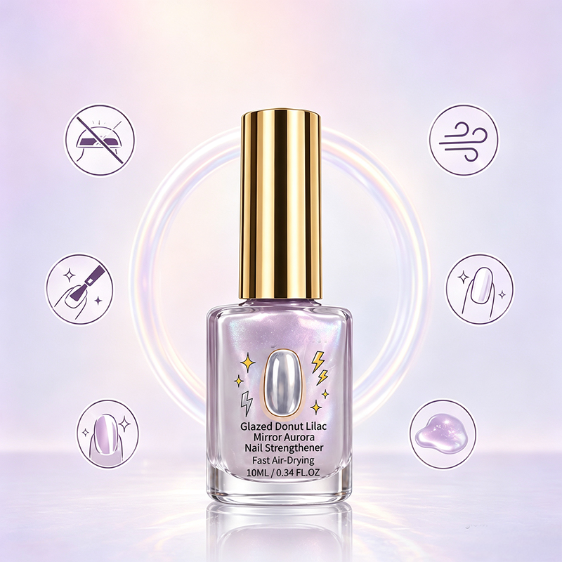 Fortalecedor de Uñas Espejo Brillante Lila