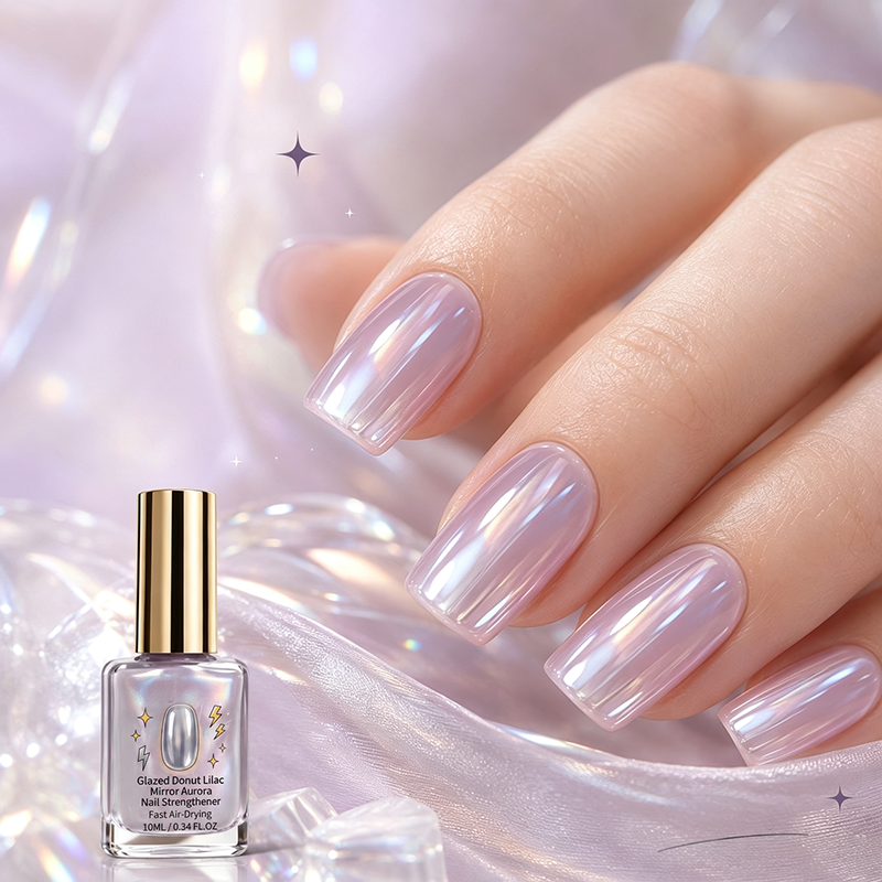 Fortalecedor de Uñas Espejo Brillante Lila