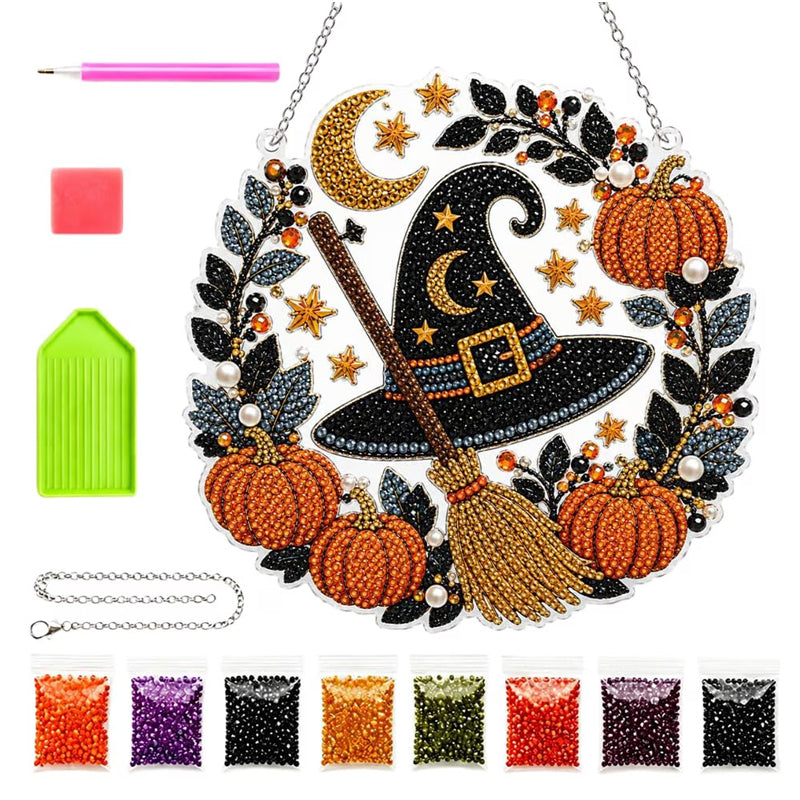 Halloween Diamond Art Hanging Ornament Kit