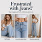 Jeans de Pierna Ancha Casual para Mujer