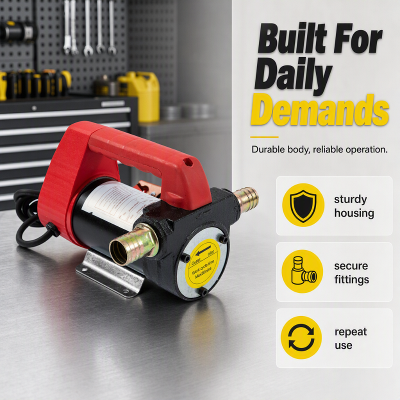 ⛽ ¡50% DE DESCUENTO AHORA! 🔧 Bomba portátil de transferencia diésel – Alto caudal, duradera y fácil de usar – Ideal para la transferencia de combustible en granjas, embarcaciones y talleres 🚜