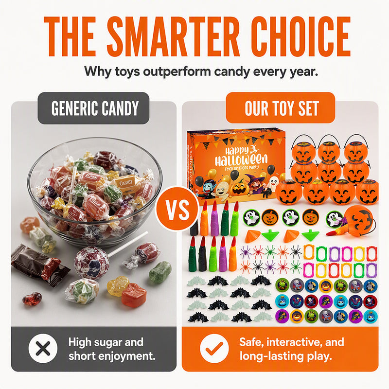 Halloween Toy Assortment Party Favor Set