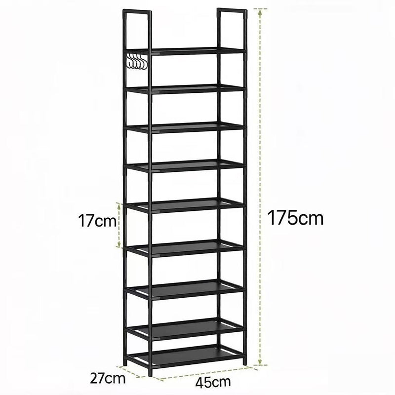 Zapatero vertical de 10 niveles para ahorrar espacio