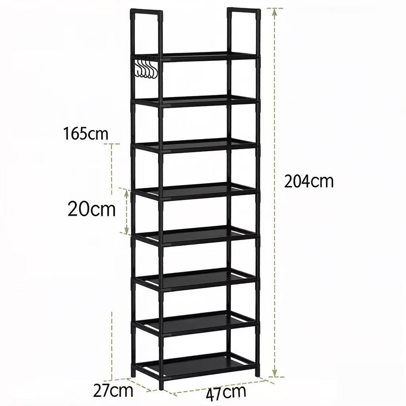 Zapatero vertical de 10 niveles para ahorrar espacio