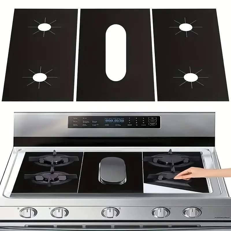 ⏳🔥¡50 % DE DESCUENTO POR TIEMPO LIMITADO! ⏰ Protectores reutilizables para los quemadores de la cocina de ga