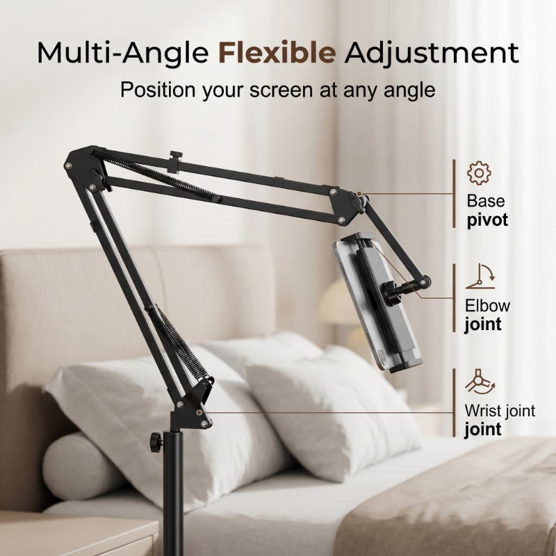 🛏️🧲 Soporte Tablet Magnético para Cama – Base Oculta Bajo el Colchón, Sujeción Firme y Manos Libres para Ver Series sin Cansarte 📺✨