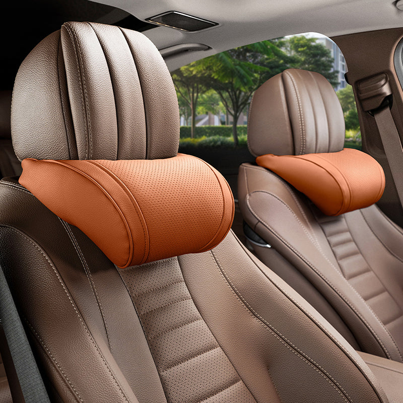 🚗✨ Set Ergonómico Reposacabezas y Lumbar – Soporte Perfecto para Cuello y Espalda, Ideal para Viajes Largos y el Día a Día 🛣️💆‍♂️