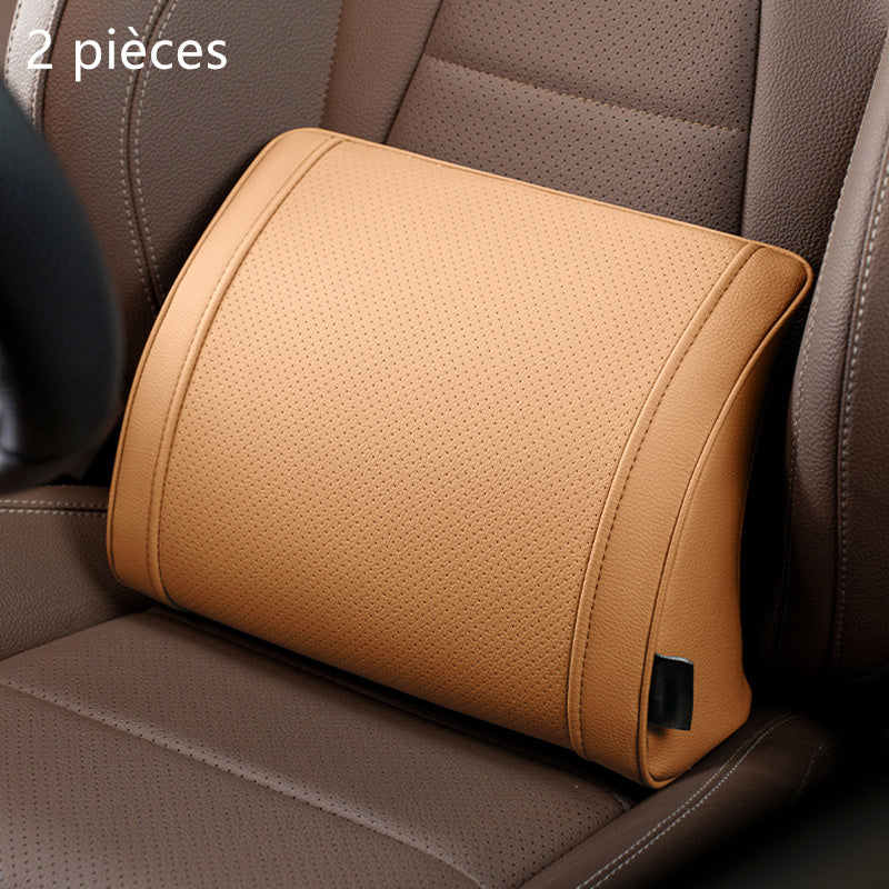 🚗✨ Set Ergonómico Reposacabezas y Lumbar – Soporte Perfecto para Cuello y Espalda, Ideal para Viajes Largos y el Día a Día 🛣️💆‍♂️