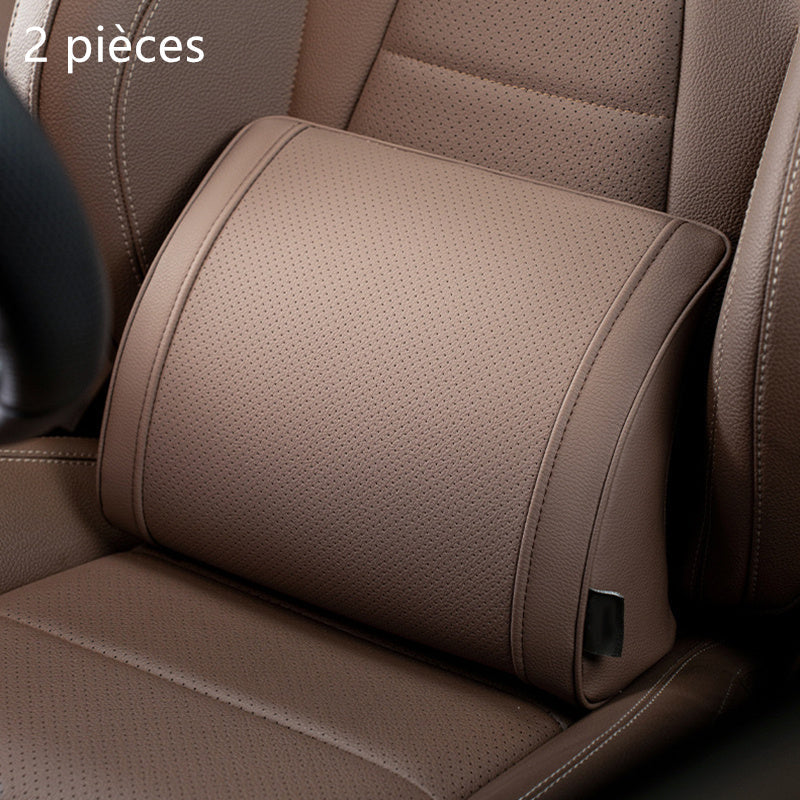 🚗✨ Set Ergonómico Reposacabezas y Lumbar – Soporte Perfecto para Cuello y Espalda, Ideal para Viajes Largos y el Día a Día 🛣️💆‍♂️