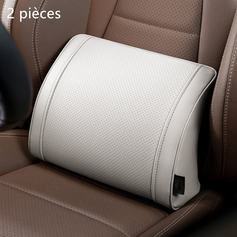 🚗✨ Set Ergonómico Reposacabezas y Lumbar – Soporte Perfecto para Cuello y Espalda, Ideal para Viajes Largos y el Día a Día 🛣️💆‍♂️