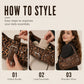 🐆 ¡TIEMPO LIMITADO 50% DE DESCUENTO! 🤎 Bolso de Hombro con Estampado de Leopardo Retro para Mujer – Bolso Cruzado Vintage con Detalles de Remaches ✨