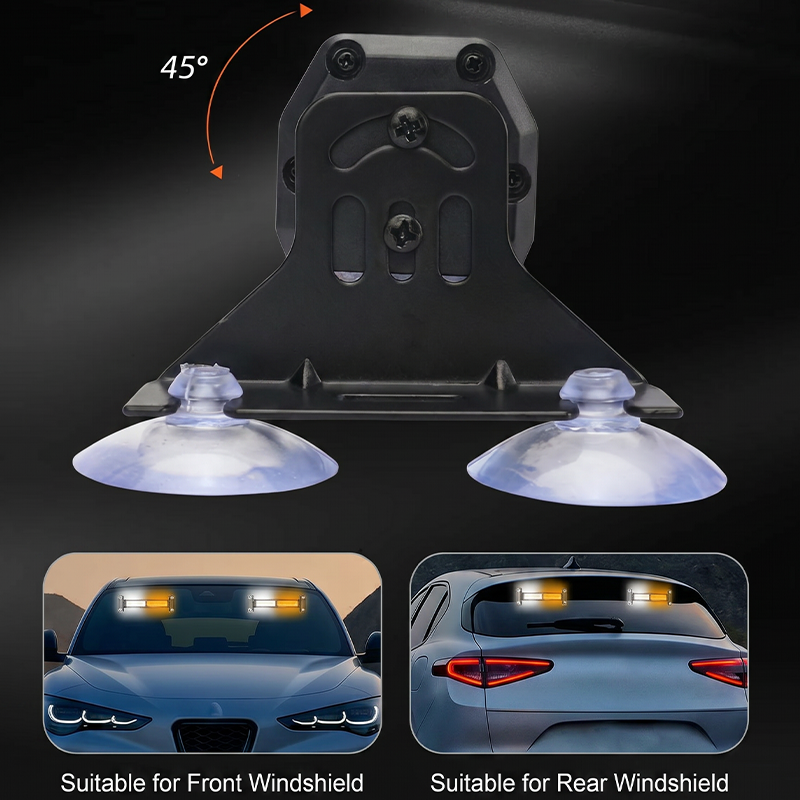 💡 ¡50% DE DESCUENTO AHORA! 🚨 Barra de Luz Estroboscópica LED – Alta Visibilidad, 18 Patrones de Destello y Montaje por Succión – Para Vehículos de Emergencia y Trabajo ⚠️