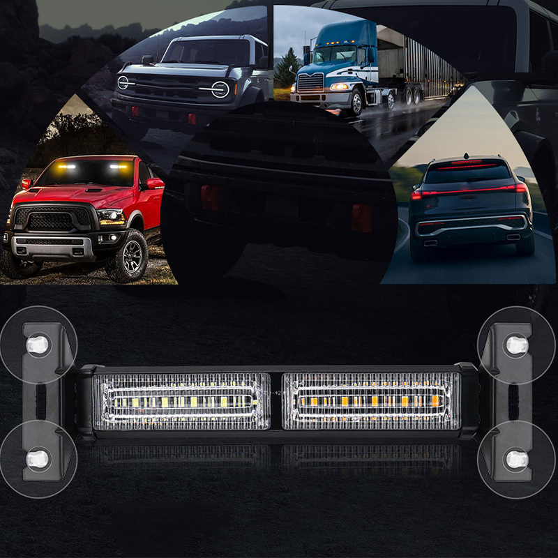 💡 ¡50% DE DESCUENTO AHORA! 🚨 Barra de Luz Estroboscópica LED – Alta Visibilidad, 18 Patrones de Destello y Montaje por Succión – Para Vehículos de Emergencia y Trabajo ⚠️