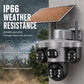 🎁2026 New Arrivals 50% OFF💥3 Lenses. 0 Wires. 100% Peace of Mind. Triple solar-powered security that watches every angle — no WiFi, no electric bill.