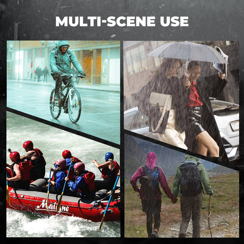🌧️¡50% DE DESCUENTO AHORA! Impermeable Desechable de Bolsillo para Lluvias Inesperadas, Poncho de Emergencia Impermeable Compacto, Talla Única Ligera para Viajes, Senderismo y Eventos al Aire Libre