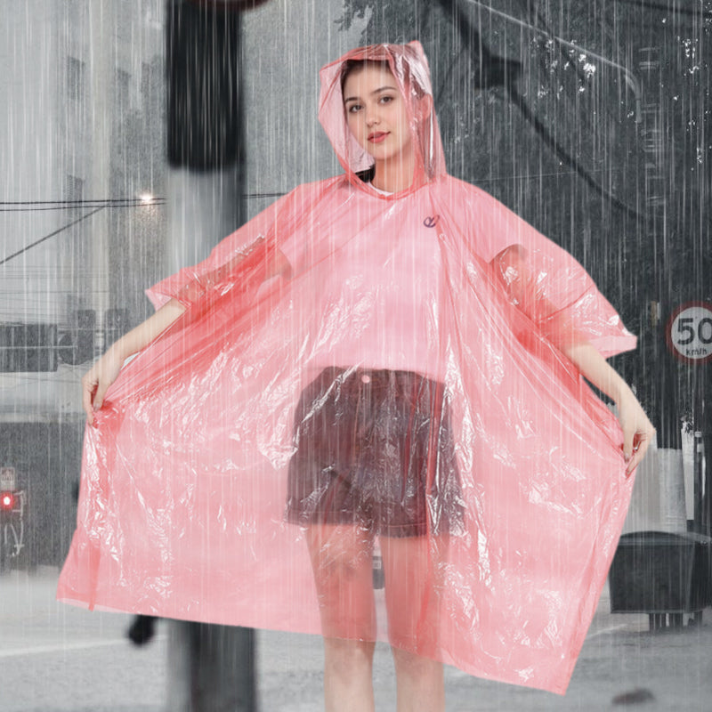 🌧️¡50% DE DESCUENTO AHORA! Impermeable Desechable de Bolsillo para Lluvias Inesperadas, Poncho de Emergencia Impermeable Compacto, Talla Única Ligera para Viajes, Senderismo y Eventos al Aire Libre
