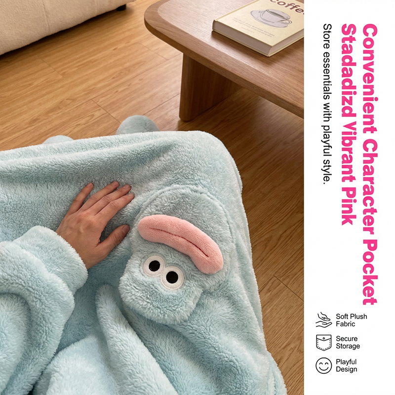 Pijama de Personaje de Felpa Coral Acogedora