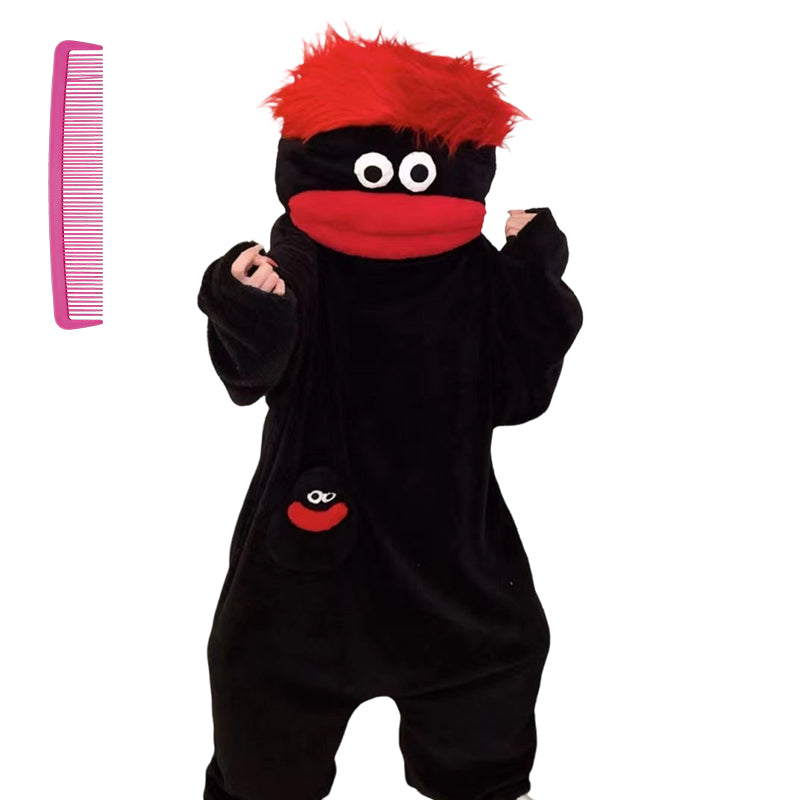 Pijama de Personaje de Felpa Coral Acogedora