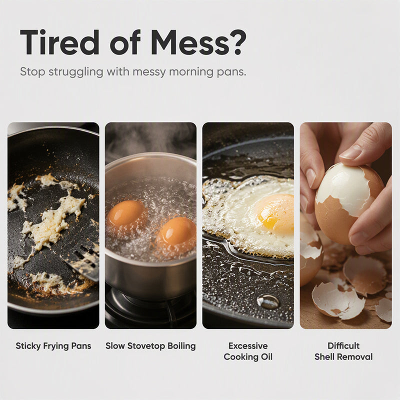🍳Buy 1 Get 1 Free✨Dual Cavity Microwave Egg Poacher