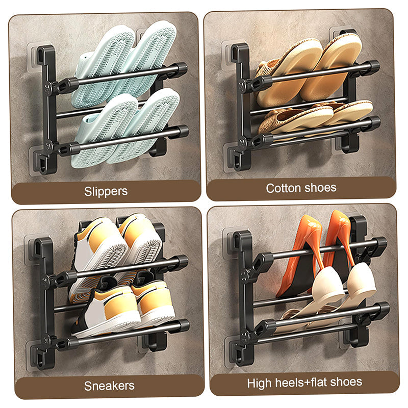Zapatero plegable para puertas