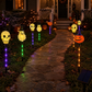 🎃 50% OFF NOW! 🕷️ Solar Pumpkin Stake Lights – Waterproof, Auto On/Off & Spooky Halloween Decor 👻