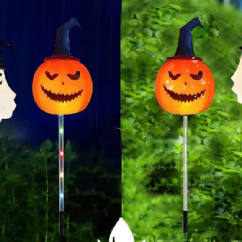 🎃 50% OFF NOW! 🕷️ Solar Pumpkin Stake Lights – Waterproof, Auto On/Off & Spooky Halloween Decor 👻