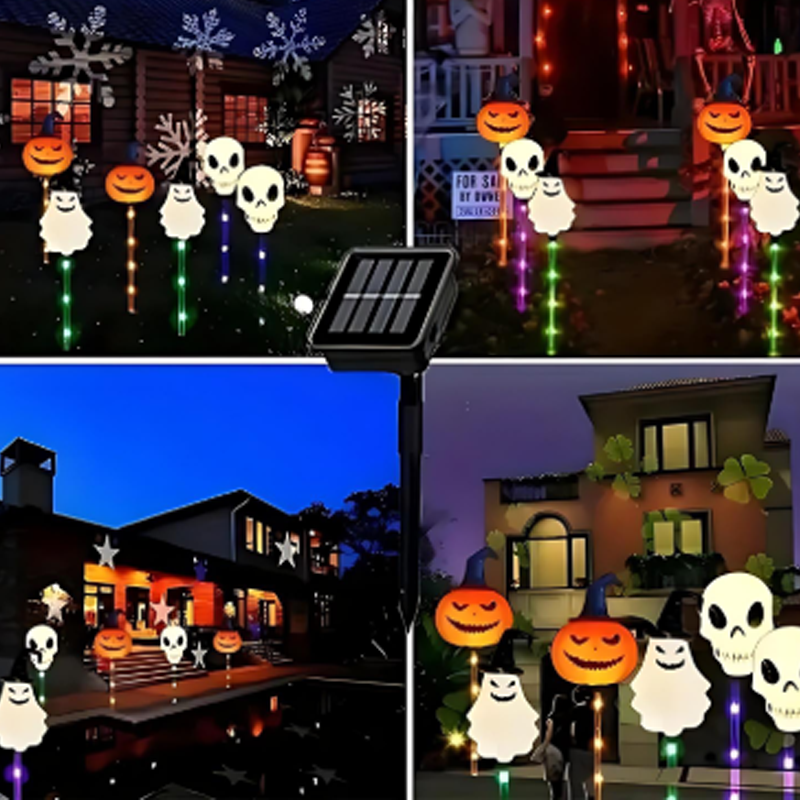 🎃 50% OFF NOW! 🕷️ Solar Pumpkin Stake Lights – Waterproof, Auto On/Off & Spooky Halloween Decor 👻