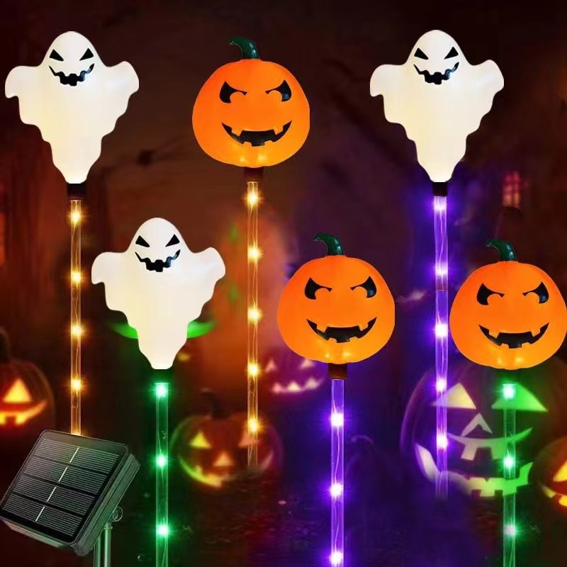 🎃 50% OFF NOW! 🕷️ Solar Pumpkin Stake Lights – Waterproof, Auto On/Off & Spooky Halloween Decor 👻