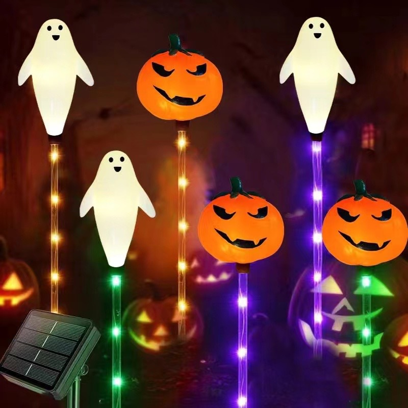 🎃 50% OFF NOW! 🕷️ Solar Pumpkin Stake Lights – Waterproof, Auto On/Off & Spooky Halloween Decor 👻