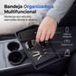 Extensor de portavasos para coche con bandeja