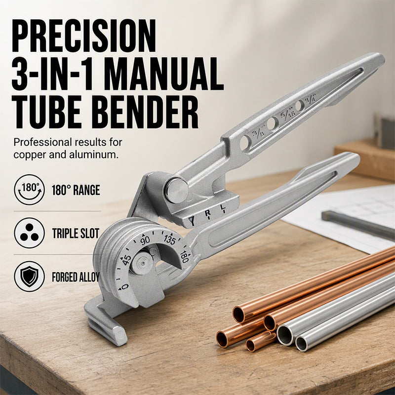 Doblador de Tubos Manual 3 en 1