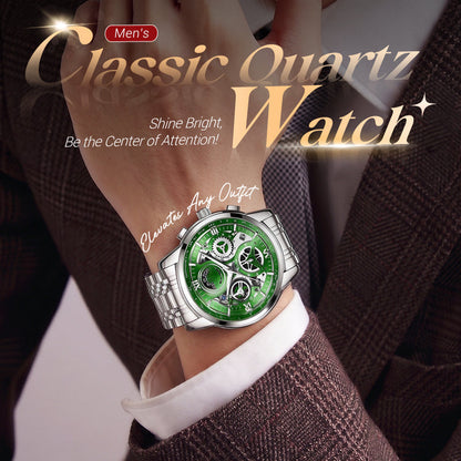 📢📢50% DESCUENTO!! ⏰ Reloj de Cuarzo Clásico para Hombre 🕰️
