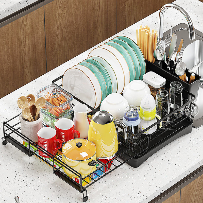 Extendable Over-the-Sink Dish Drying Rack