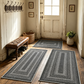 Alfombra de pasillo tejida elegante