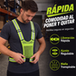 Chaleco reflectante de alta visibilidad, equipo de seguridad ajustable para correr con bolsillo