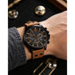 Reloj Analógico de Esfera Audaz con Función de Fecha