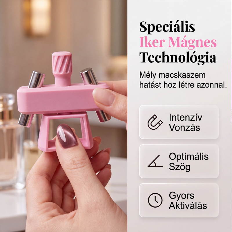 ✨ Herramienta magnética giratoria para uñas con efecto ojo de gato 💐