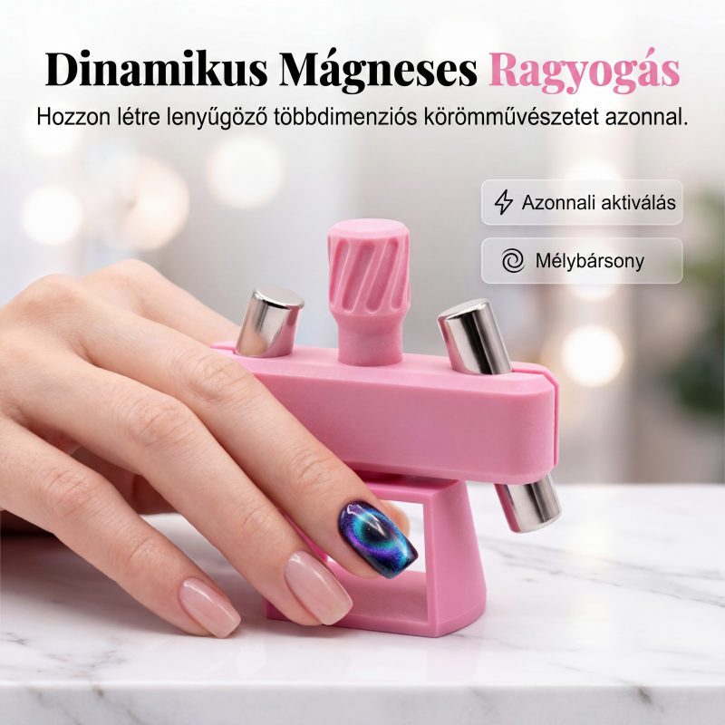 ✨ Herramienta magnética giratoria para uñas con efecto ojo de gato 💐