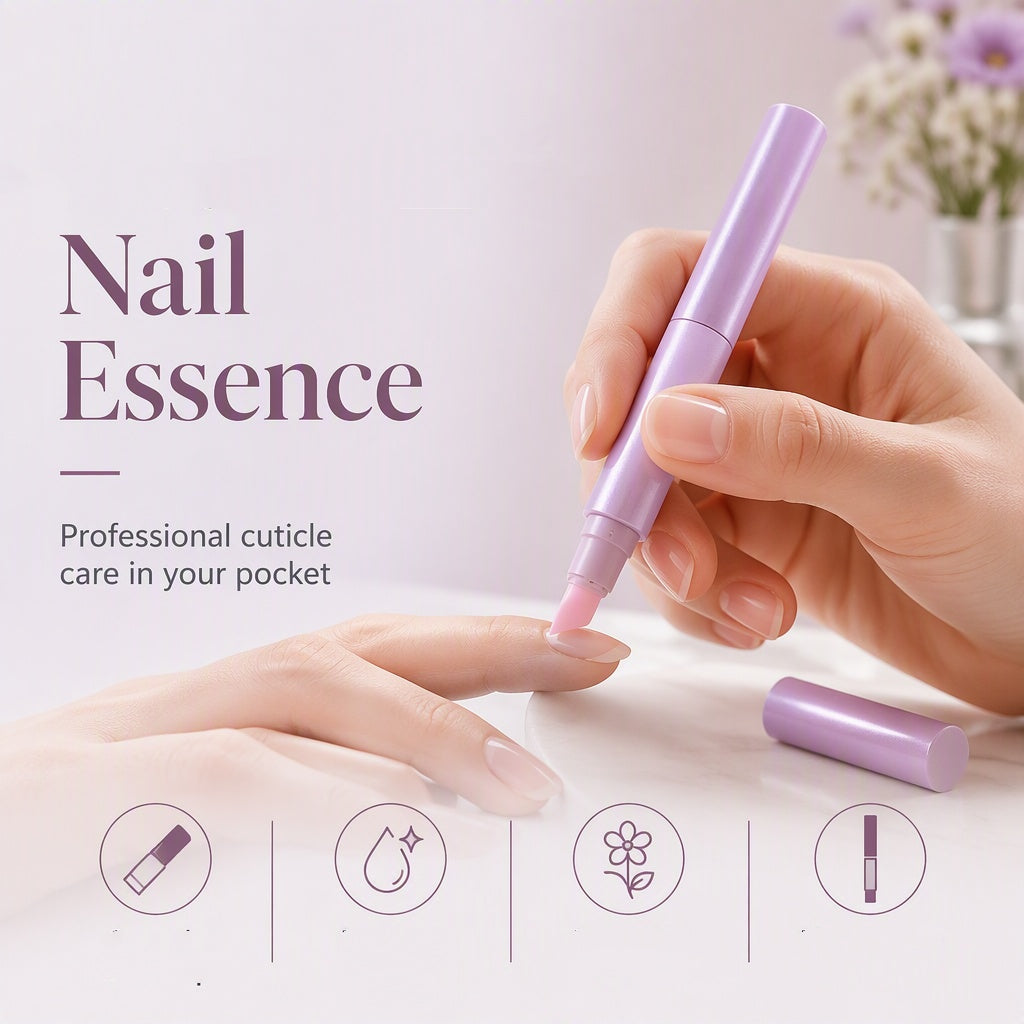 💅✨ Pluma de Esencia para Uñas – ¡Nutre Cutículas y Repara Uñas Frágiles en Segundos! 🌿💧