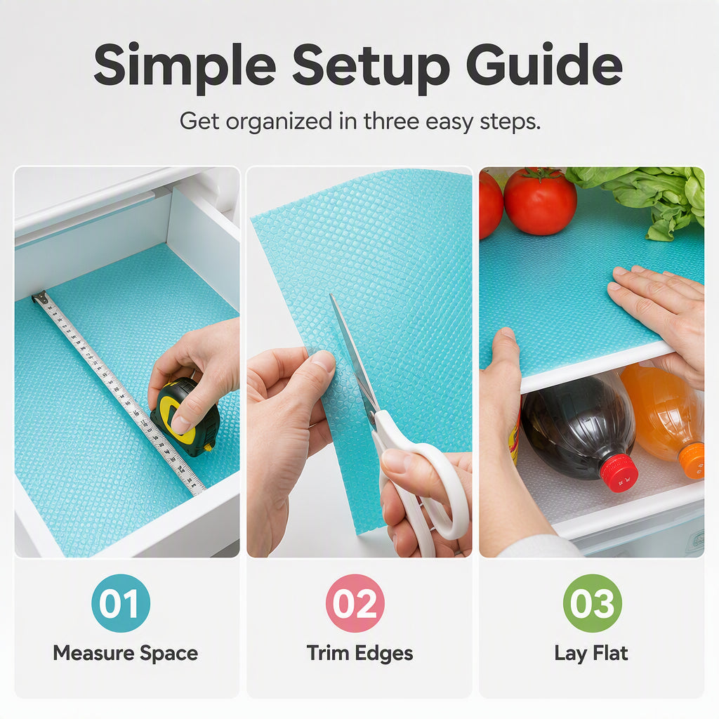 🧊 ¡50% OFF AHORA! 🛡️ Protectores Impermeables para Estantes de Nevera – Antideslizantes, fáciles de limpiar y seguros para alimentos – Mantén tu nevera fresca y organizada ✨