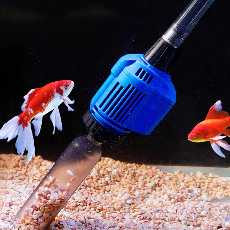 Cambiador de Agua Eléctrico para Acuario con Filtro y Limpiador por Succión
