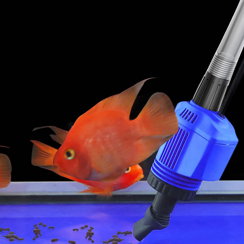 Cambiador de Agua Eléctrico para Acuario con Filtro y Limpiador por Succión