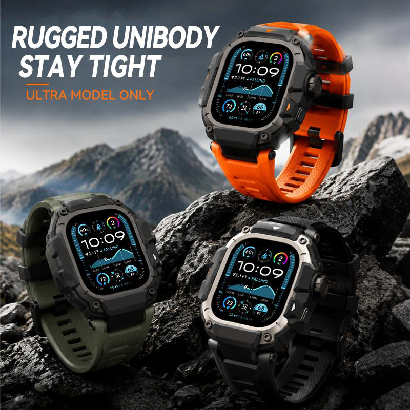 ⌚ ¡50% DE DESCUENTO AHORA! 🛡️ Funda Resistente con Correa para Smartwatch de 49mm – Marco de Metal, Amortiguador TPU y Cierre de Tornillo Seguro 💪